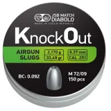 JSB Knock Out AIRGUN SLUG  6.35mm 33.49gr 150発入