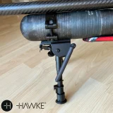 Hawke バイポッド装着用　PCPボトル取り付けクランプ 50mm/60mm - 画像 (2)