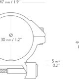 HAWKE スコープリング Match Mount 30mm (LOW/MEDIUM/HIGH) - 画像 (4)
