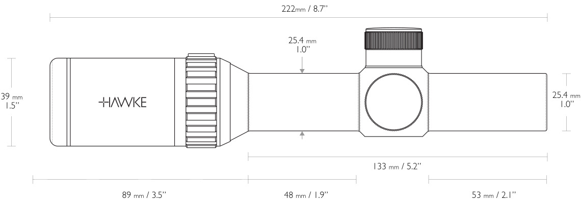 Riflescope_Vantage_1-4x20_Turkey_Dot – f-range 東京表参道の銃砲店